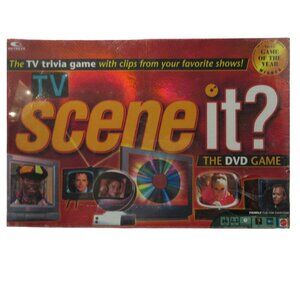 TV Edition Scene It! The DVD Trivia Game - SEALED - 2005 Edition
